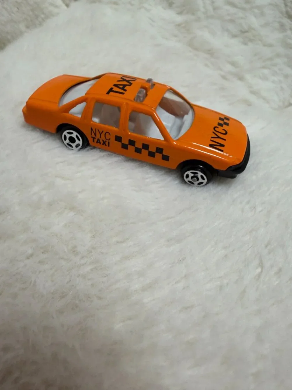 Vintage NYC Taxi Diecast Car Classic New York Checker Cab Collectible Toy